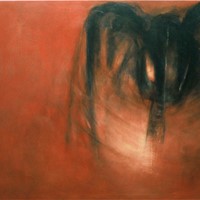 "Mère araignée"  1 huile sur toile, 173x123cm, 1990